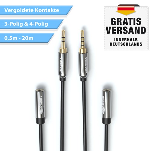Aux verlängerungskabel - verlängerungskabel, 4