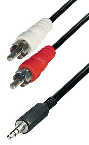 Audio verbindungskabel 2x - verbindungskabel,