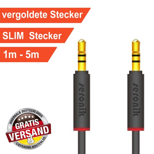 Aux kabel 5mm klinkenkabel - 3,5mm,