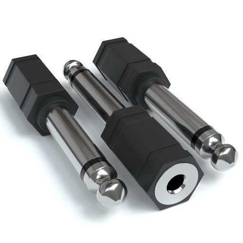 Klinke adapter mono 5mm - 3x, 3.5mm