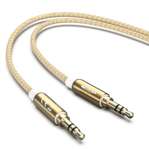 Aux kabel 5mm klinke - aux, klinke-stecker