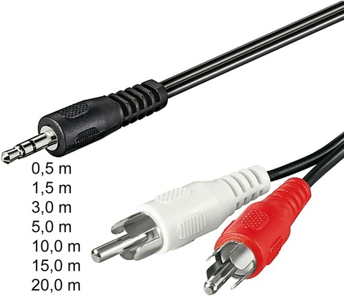Klinke cinch kabel aux audio - klinke,