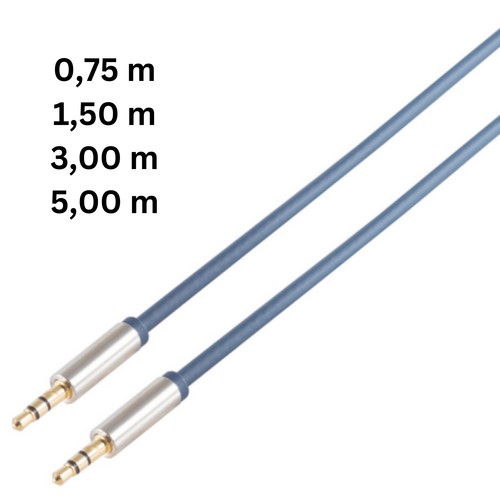 Audio klinken aux kabel 5mm - audio,